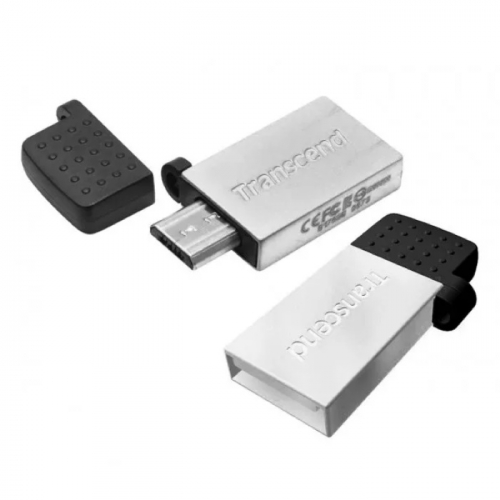 Флеш накопитель 64GB Transcend JetFlash380S micro USB/ USB 2.0 (TS64GJF380S) фото 2