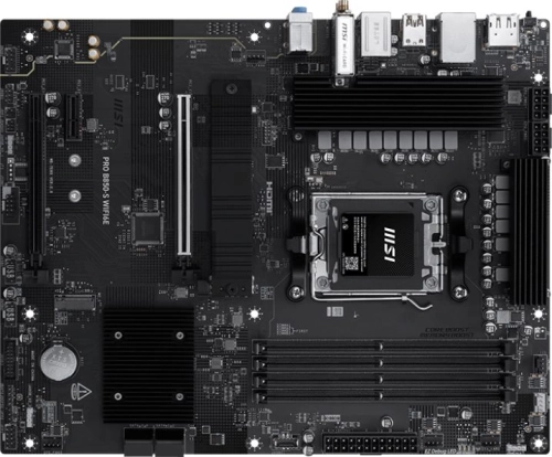 Материнская плата MSI PRO B850-S WIFI6E SocketAM5 AMD B850 4xDDR5 ATX AC`97 8ch(7.1) 2.5Gg RAID+HDMI+DP