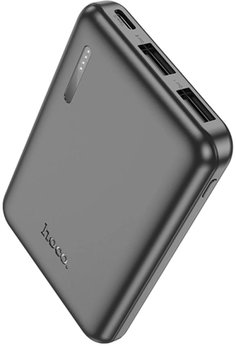 Мобильный аккумулятор Hoco J115 5000mAh 18.5W 2A 2xUSB-A черный (2174677) (2174677#MLN)
