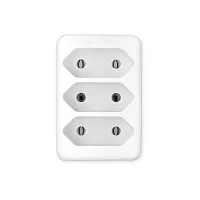 Сетевой разветвитель Buro BU-PS3F-W (3 розетки) белый (пакет ПЭ)