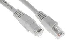 Патч-корд Buro UTP-6-5M-G UTP 4 пары cat.6 CCA molded 5м серый RJ-45 (m)-RJ-45 (m)