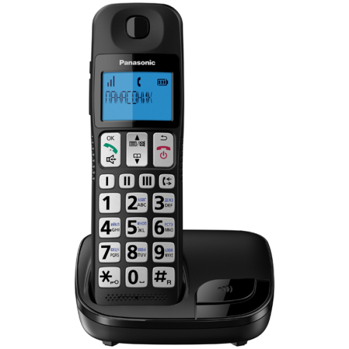 Р/ Телефон Dect Panasonic KX-TGE110RUB черный АОН