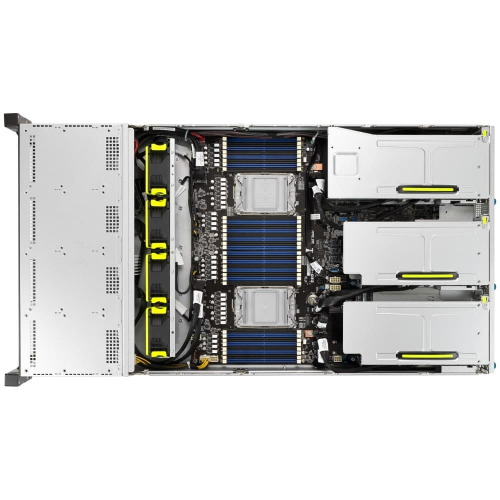 Серверная платформа Asus RS720-E10-RS12/ 2x LGA4189/ noHDD (up 12 LFF)/ 2x 10Gb/ 2x 1600W (up 2) (90SF00Z3-M00920) фото 4
