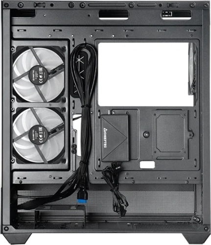 Корпус Deepcool CG330 3F черный без БП mATX 2xUSB3.0 audio bott PSU (R-CG330-BKNGM3-G) фото 4