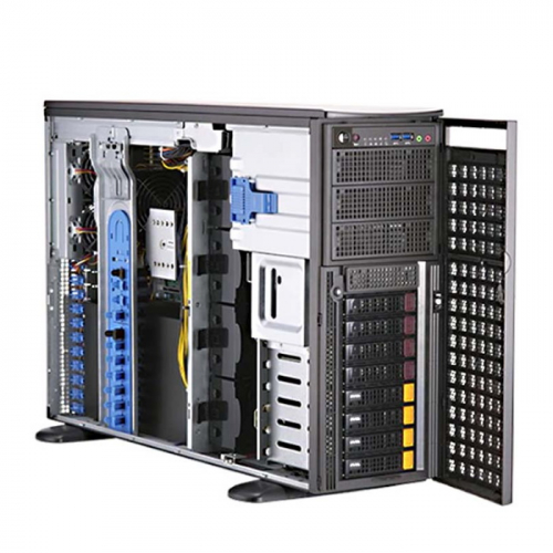 Серверный корпус Supermicro SuperServer 740GP-TNRT 4U/ noCPU(2)3rd GenScalable/ TDP 270W/ no DIMM(16)/ SATARAID HDD(8)LFF / 2x10GbE/ 2x2200W (SYS-740GP-TNRT) фото 2