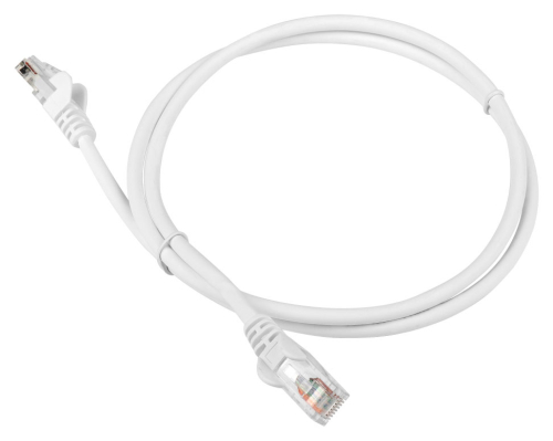 Патч-корд LANMASTER LSZH UTP кат.5e, 0.5 м, белый (LAN-PC45/  U5E-0.5-WH) (LAN-PC45/U5E-0.5-WH)