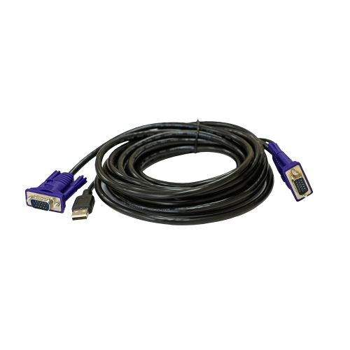 Кабель/ Кабель KVM с разъемами VGA и USB, 5 м (OKVMCU5/A1A)
