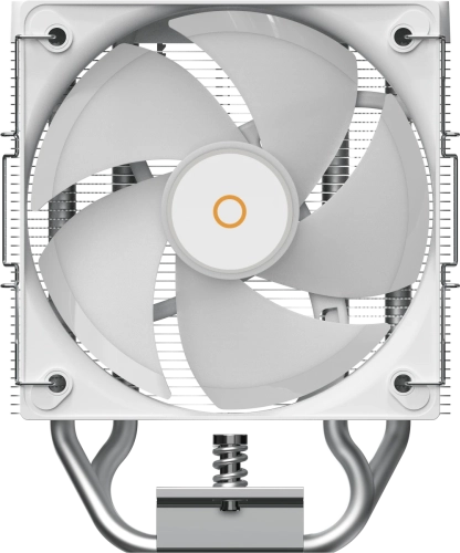 Кулер для процессора Ocypus Gamma A40 WH ARGB Digital, 100mm ARGB FAN, Top Display Panel, 4 HEAT PIPES, 4-PIN PWM, 600-2400 RPM, 29.5DBA, HYDRO BEARING, LGA115X/1200/1700/18XX, AM4/AM5