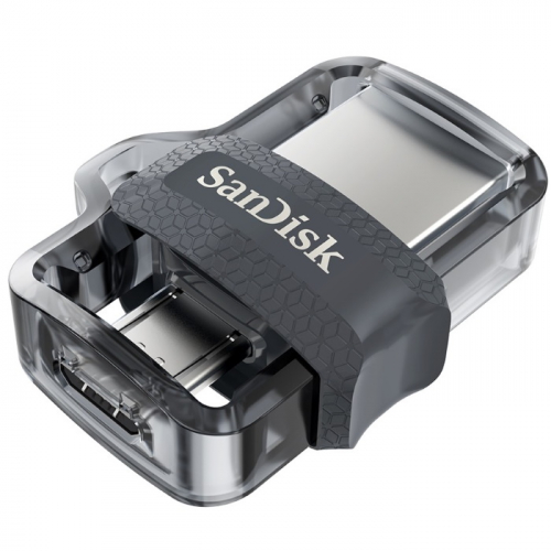 Флеш-накопитель 128GB SanDisk Ultra Dual Drive m3.0 USB 3.2 gen1/micro USB (SDDD3-128G-G46)