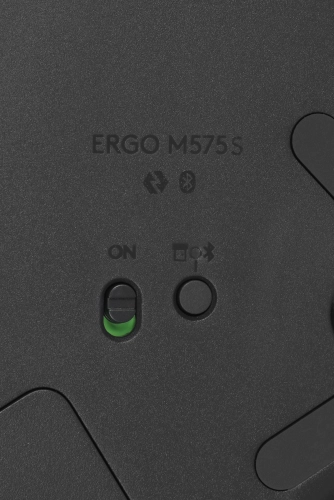Трекбол Logitech M575S черный оптическая 2000dpi беспров. BT/Radio USB 4but (910-007035) фото 3