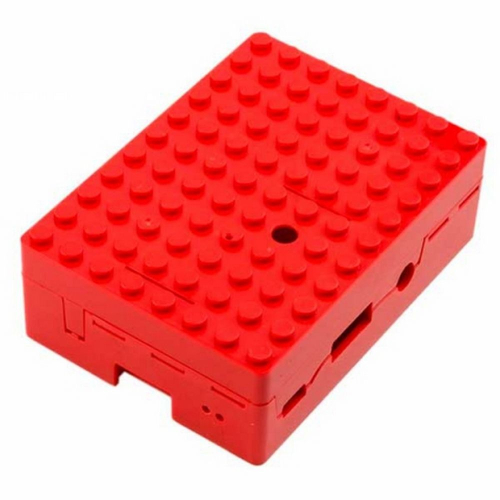 Корпус ACD RA183 Корпус ACD Red ABS Plastic Building Block case for Raspberry Pi 3 B (CBPIBLOX-RED) (494309)
