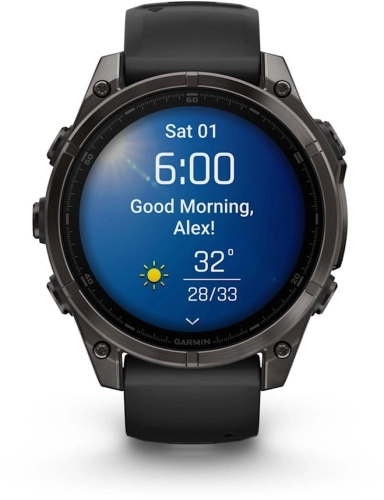 Смарт-часы Garmin Fenix 8 47мм 1.4 AMOLED корп.черный рем.черный разм.брасл.:125-208мм (010-02904-21) фото 2