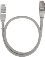 Патч-корд Rexant 02-0110-05 F/UTP RJ-45 вил.-вилка RJ-45 кат.5E 0.5м серый LSZH