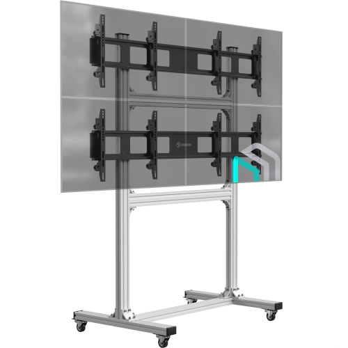 Мобильная стойка ONKRON FSPRO2L-22 серебристая