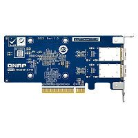 Сетевая карта/ QNAP QXG-10G2SF-X710 LAN Expansion Card, PCIe Gen3 x8, 2 x SFP+ ports (10Gbps/ 1Gbps)