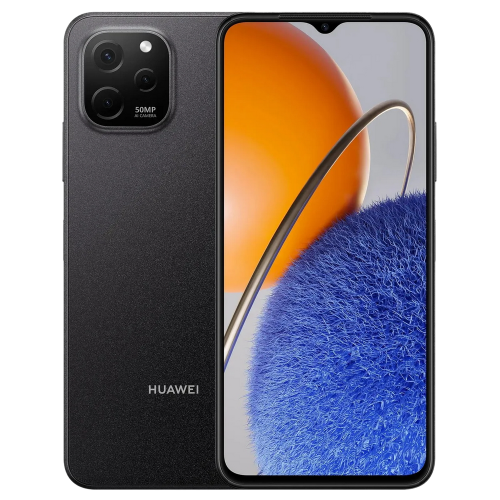 Смартфон Huawei EVE-LX9N nova Y61 128Gb 4Gb черный моноблок 3G 4G 2Sim 6.52