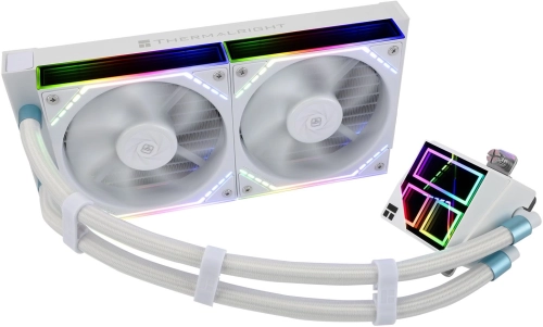 Система водяного охлаждения Thermalright Frozen Infinity 240 ARGB Soc-AM5/ AM4/ 1200/ 1700/ 1851 белый 4-pin 28.2dB Al Ret (F-INFINITY-240-WH) фото 8