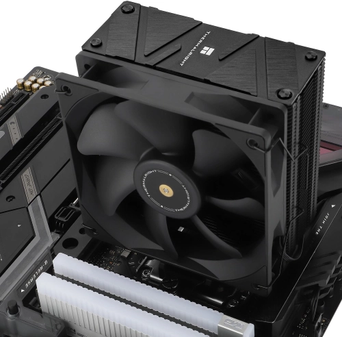 Устройство охлаждения(кулер) Thermalright Assassin Spirit 120 EVO Dark Soc-AM5/ AM4/ 1200/ 1700/ 1851 черный 4-pin 27dB Al+Cu Ret (AS120-EVO-DARK) фото 8