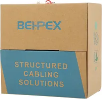 Кабель сетевой UTP 4 пары cat.5E solid 0.45мм CCA 305м красный (1147095) (1147095#MLN)