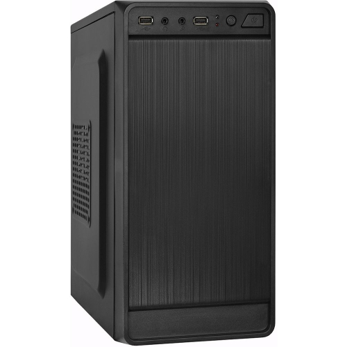 Exegate EX283122RUS Корпус Minitower ExeGate BAA-108 Black, mATX, , 2*USB, Audio