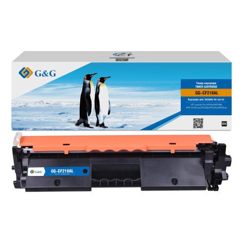 Картридж лазерный G&G GG-CF218AL черный (6000стр.) для HP LJ Pro M104a/ M104W/ MFP M132snw/ M132fp/ M132fw/ M132nw