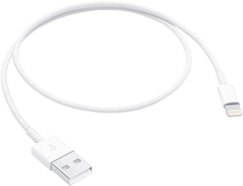 Кабель Apple ME291ZM/ A_ USB (m)-Lightning (m) 0.5м белый (ME291ZM/A_)