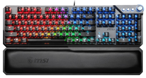 Клавиатура игровая MSI VIGOR GK71 SONIC, Mechnical, with Multimedia functions, Light & Fast Red MSI Sonic Switch, incl. Wrist Rest, RGB (S11-04RU233-CLA) фото 3