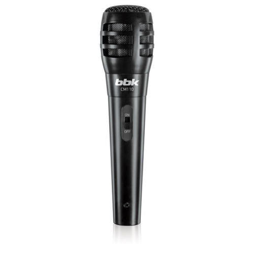 Микрофон проводной BBK CM110 2.5м черный (CM110 (B))