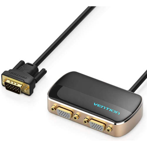 Разветвитель-сплиттер Vention VGA 15M/2x15F на 2 монитора (DBABF)
