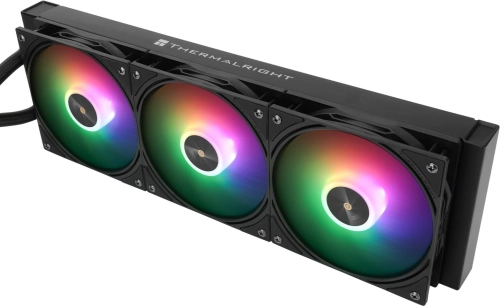 Система водяного охлаждения Thermalright Frozen Warframe ULTRA 360 ARGB Soc-AM5/AM4/1151/1200/2066/2011/1700 черный 4-pin 29.6dB Al LCD Ret (F-WFRAME-ULT-360-BL-ARGB) фото 4