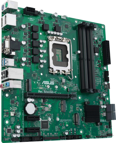 Материнская плата Asus PRO B660M-C-CSM Soc-1700 Intel B660 4xDDR5 mATX AC`97 8ch(7.1) GbLAN RAID+VGA+HDMI+DP (90MB1BW0-M0EAYC) фото 3