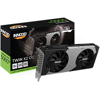 Видеокарта INNO3D RTX 5060 Ti Twin X2 OC/ / RTX5060Ti, HDMI, DP*3, 16G,D7 (N506T2-16D7X-191073N)