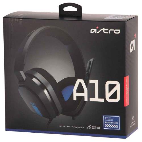 Гарнитура проводная игровая Astro Gaming A10 Headset PS4 GEN1 Grey/Blue, 3.5 MM (939-001531) фото 7