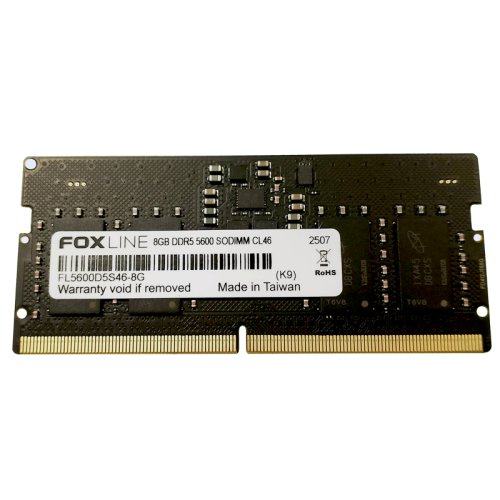 Память оперативная/ Foxline SODIMM 8GB 5600 DDR5 CL 46 (FL5600D5S46-8G)
