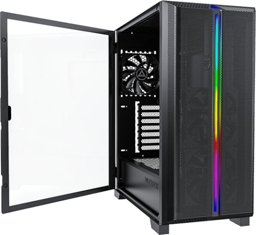 Корпус Montech SKY ONE Lite черный без БП ATX 3x120mm 2xUSB3.0 1xUSB3.1 audio bott PSU (SKY ONE LITE BL) фото 3