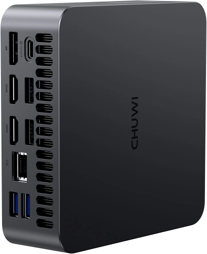 Компьютер Мини Chuwi AuBox X Core Ultra 5 226V (2.1) 16Gb SSD512Gb ARC 130V Windows 11 Pro 2.5xGbitEth WiFi BT 100W серый (2171140) (2171140#MLN) фото 3