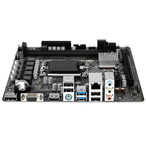 Материнская плата ASROCK H610M-HDV, LGA1700, H610, 2*DDR4, 4*SATA, 2*USB 3.2, 4*USB 2.0, 1*PCIx16, 1*PCIx1, D-Sub+HDMI+DP, mATX фото 7