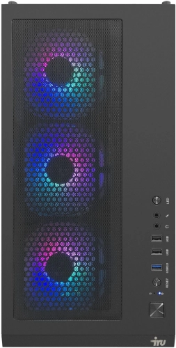 Компьютер IRU Tactio 510B7GP TWR i7 14700F (2.1) 64Gb SSD1Tb RTX5070Ti 16Gb Windows 11 Pro GbitEth 850W черный (RUS) (2126646) фото 7