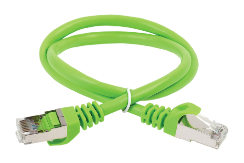 ITK Коммутационный шнур (патч-корд), кат.5Е FTP, 3м, зеленый (PC02-C5EF-3M)