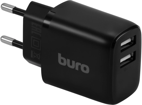 Сетевое зар./ устр. Buro BUWH1 15.5W 3.1A 2xUSB универсальное черный (BUWH15S200BK) фото 4