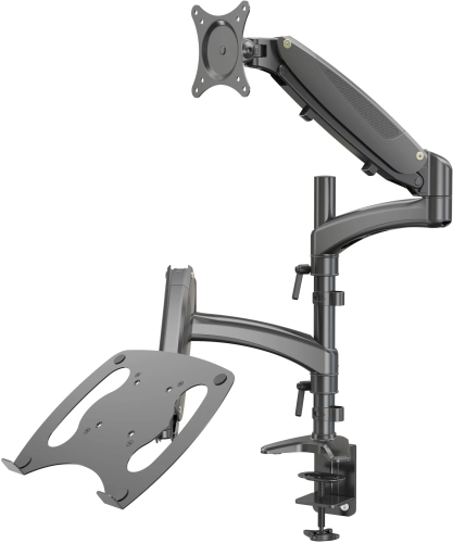 Кронштейн для монитора/ноутбука Cactus CS-VM-LH08-BK черный 13-32 макс.16кг настольный поворот и наклон фото 2