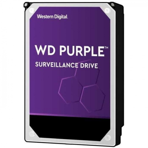 Жесткий диск/ HDD WD SATA3 10Tb Purple 7200 256Mb 1 year warranty