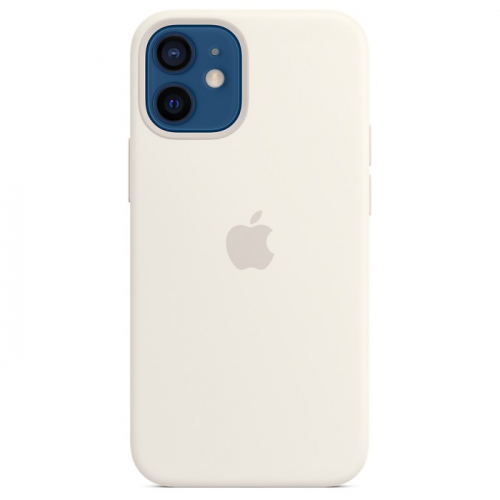 Чехол Apple для iPhone 12 mini MagSafe силиконовый белый (MHKV3ZE/A) фото 2