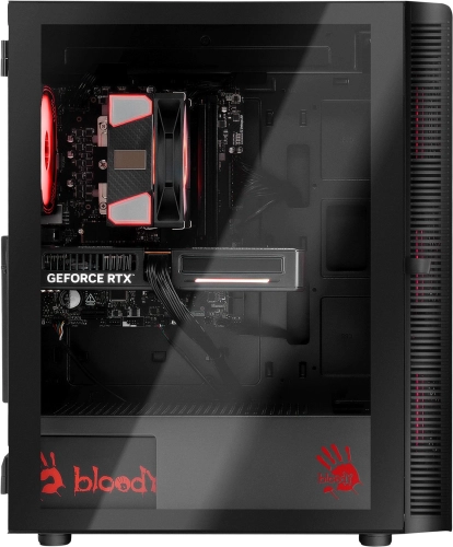 Компьютер Bloody BD-PC CB76T2 TWR i5 14400F (2.5) 32Gb SSD1Tb RTX5060 8Gb Windows 11 Home 64 2.5xGbitEth 650W черный (RUS) (2141962) фото 9