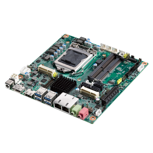 AIMB-285G2-00A2E Advantech Mini-ITX, Supports Intel® 7th & 6th Gen Core™ i processor (LGA1151) with Intel H110, with DP/HDMI/VGA, 2 COM, Dual LAN, PCIe x4, miniPCIe, DDR4, DC Input, (требуется установка батарейки CR2032 with cable)