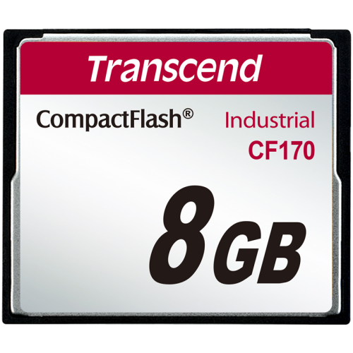 Карта памяти/ Transcend 8GB, CF Card, MLC, Embedded