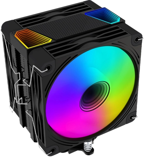 Устройство охлаждения(кулер) Bloody BD-AC230-ARGB1 ARGB Soc-AM5/ AM4/ 1200/ 1700/ 1851 черный 4-pin 22-32dB Al+Cu LCD 230W 715gr Ret (BD-AC230-ARGB1-BK) фото 3