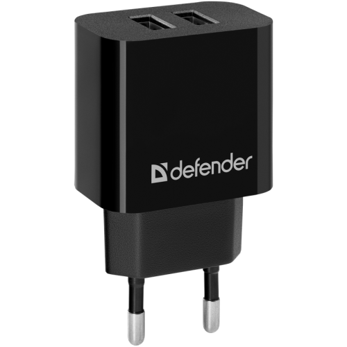 Defender Сетевой адаптер UPC-21 2xUSB,5V/ 2.1А кабель microUSB (83581)