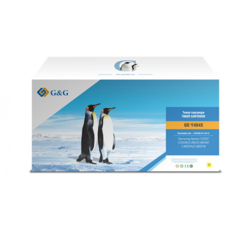 Картридж лазерный G&G GG-Y404S желтый 1000 страниц для Samsung SL-C430/ C430W/ C480/ C480W/ C480FW