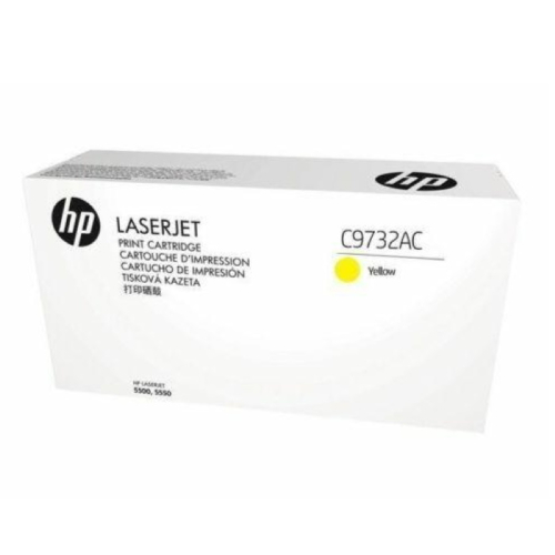 Картридж HP 645A , желтый / 12000 страниц для CLJ 5500/ 5550 (белая упаковка) (C9732AC)